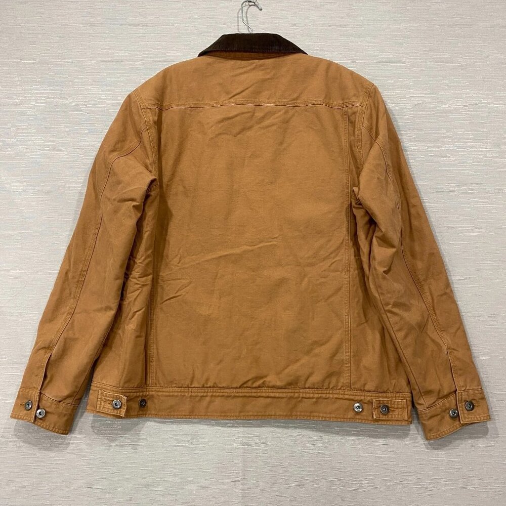 Woolrich Brown Corduroy Collar Sherpa-Lined Bomber Jacket - Picture 7 of 16